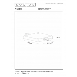 TRACK LUCIDE - ZASILACZ PODWÓJNY 09950/02/30